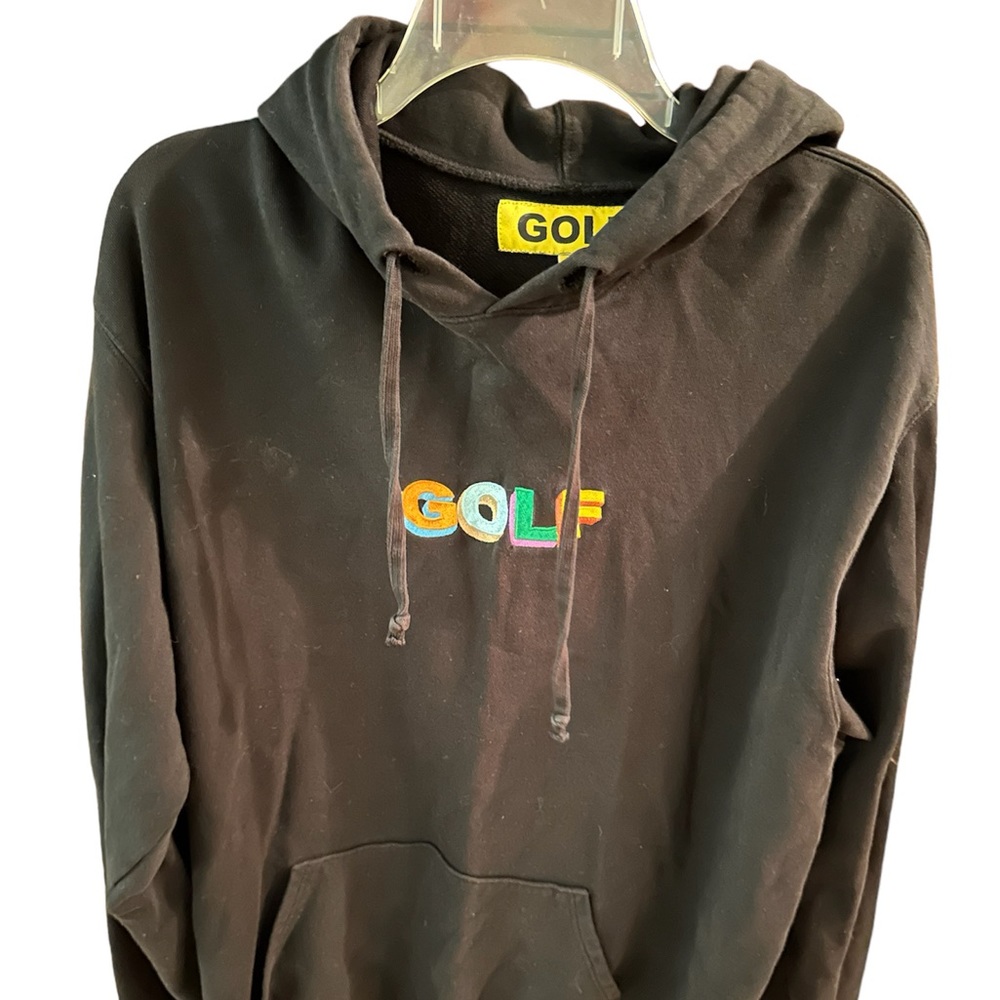 Golf Wang logo hoodie. Color Black.  Size large. Unisex